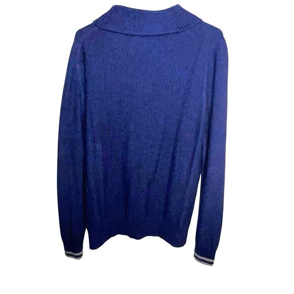 Jos A bank 1905 Men’s Size L Marino Wool Blend Button Ribbed Shaw Sweater - Picture 3 of 6